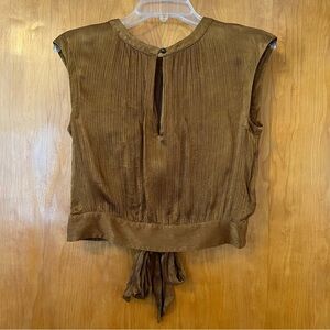 Anthropologie Open Back with Tie Top